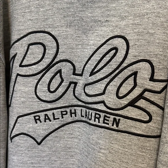 Ralph Lauren Gray Polo Logo Sweatshirt and Sweatpants - Picture 2 of 6